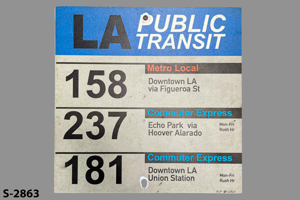 s2863 Bus Station Sign