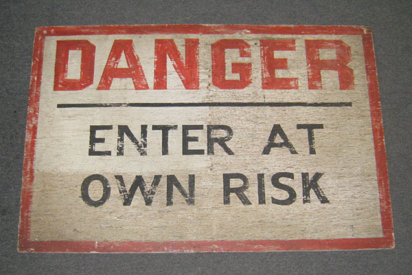 s1145 Construction Caution Sign