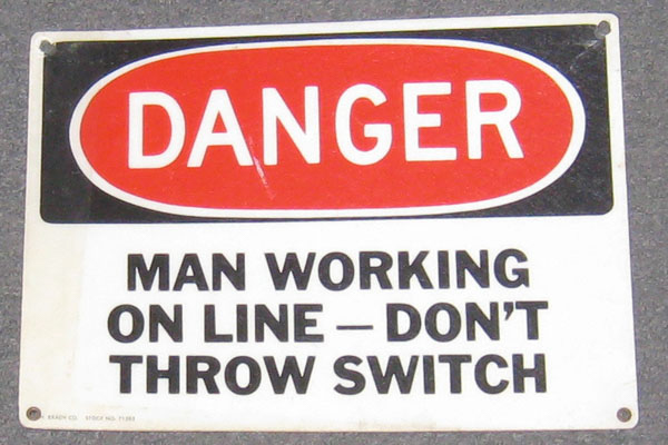 s1497 Construction Caution Sign