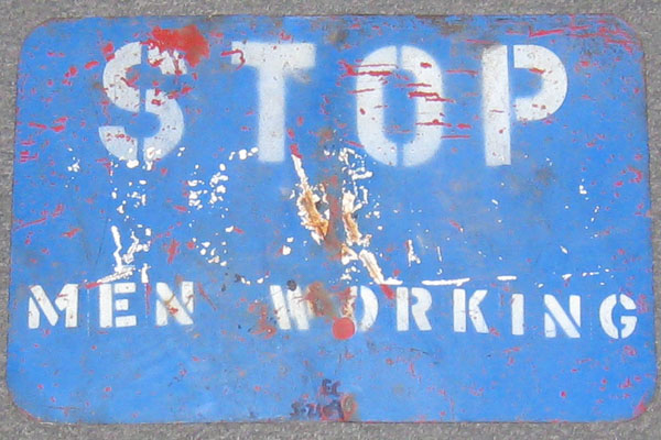 s2109 Construction Caution Sign