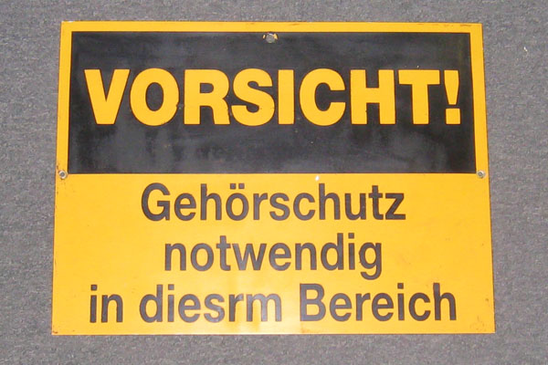 s1976 European Sign