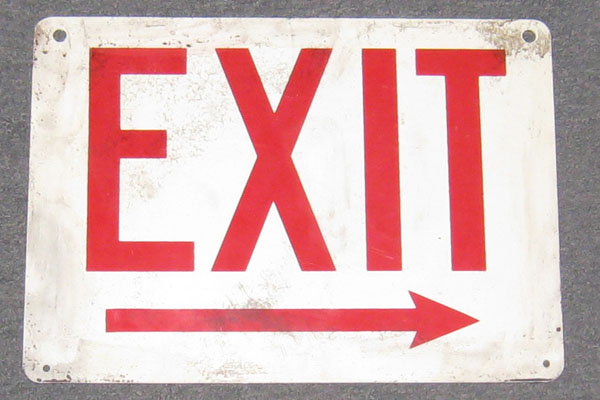s0413 Exit Sign