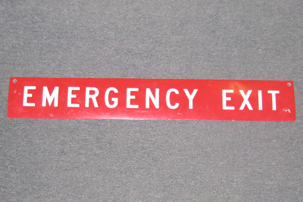 s0533 Exit Sign