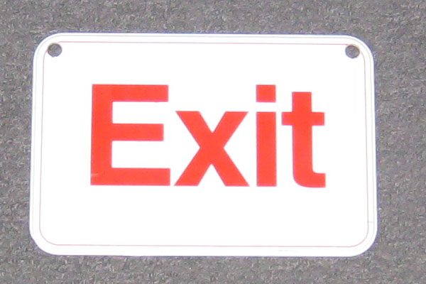 s1127 Exit Sign