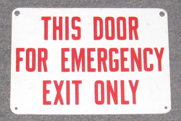 s1547 Exit Sign