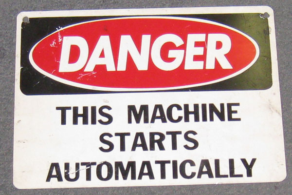 s0806 Factory/Machinery Sign