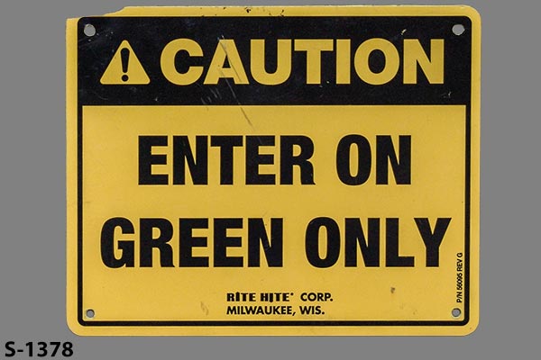 s1378 Factory/Machinery Sign