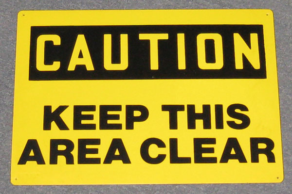 s2385 Factory/Machinery Sign