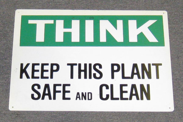 s2395 Factory/Machinery Sign