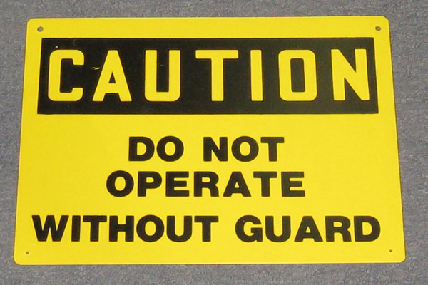 s2412 Factory/Machinery Sign