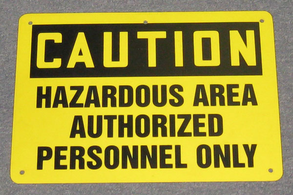 s2416 Factory/Machinery Sign