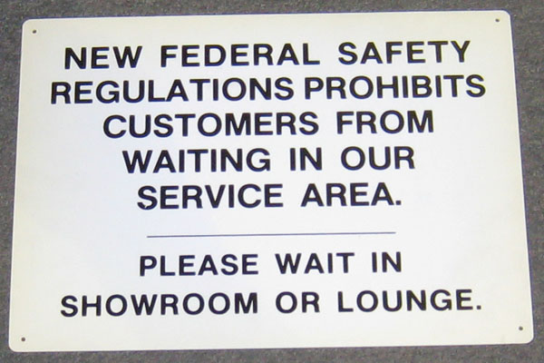 s2445 Factory/Machinery Sign