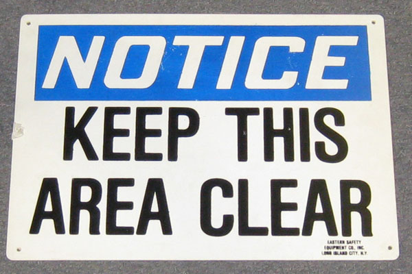 s2446 Factory/Machinery Sign