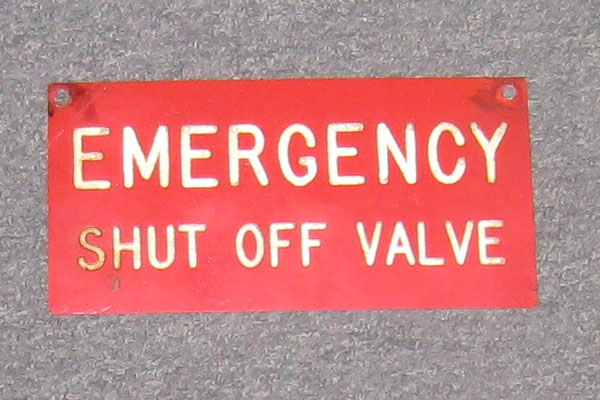 s0951 Fire Related Sign
