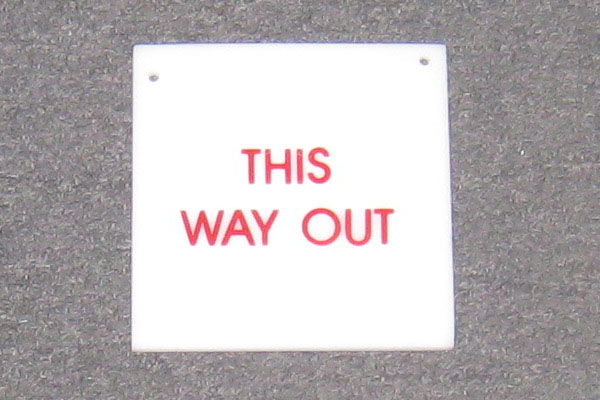 s1185 Fire Related Sign