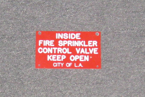 s1307 Fire Related Sign