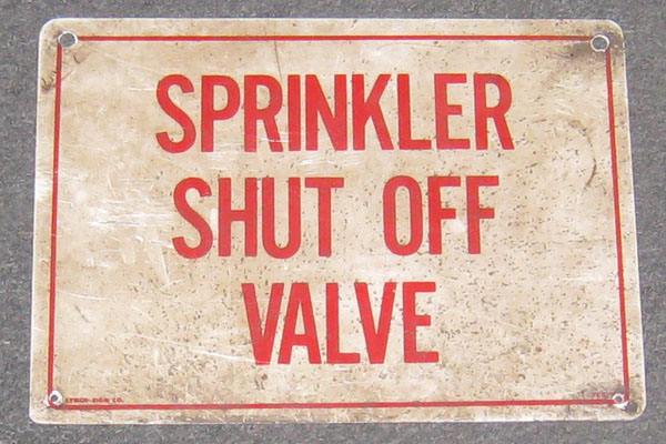 s1827 Fire Related Sign