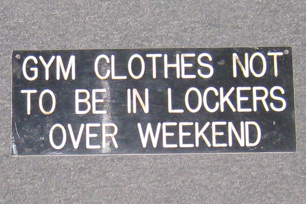 s1085a Gym Sign