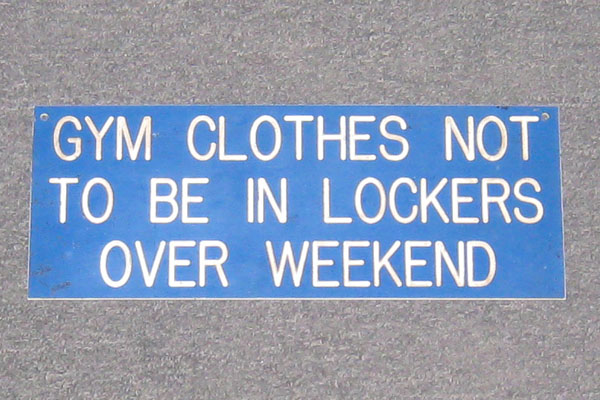 s1085b Gym Sign