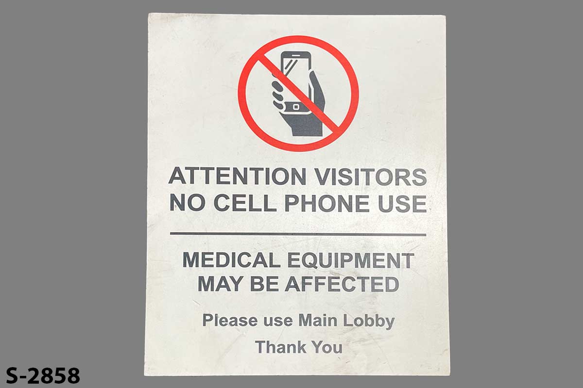 s2858 Hospital Sign