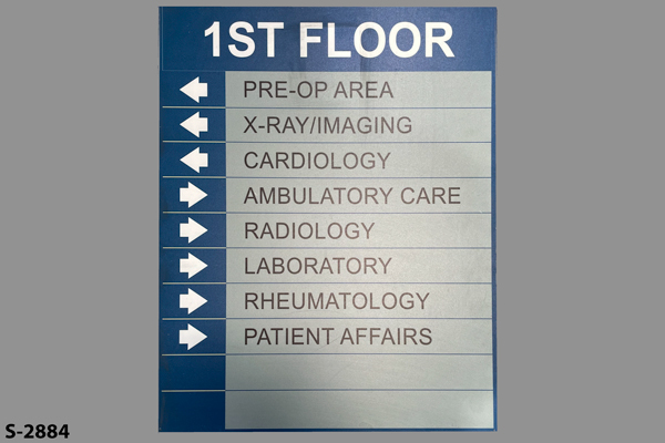 s2884 Hospital Sign
