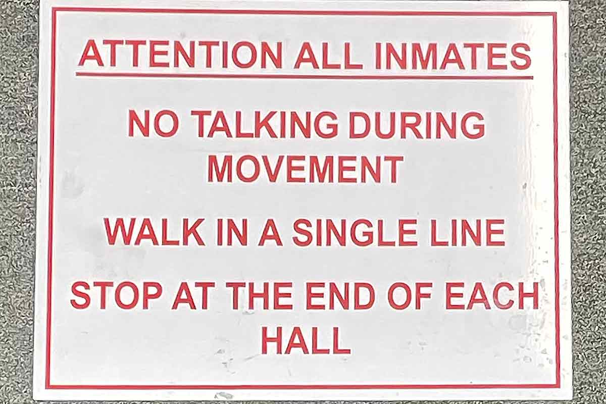 s2940 Jail/Prison Sign
