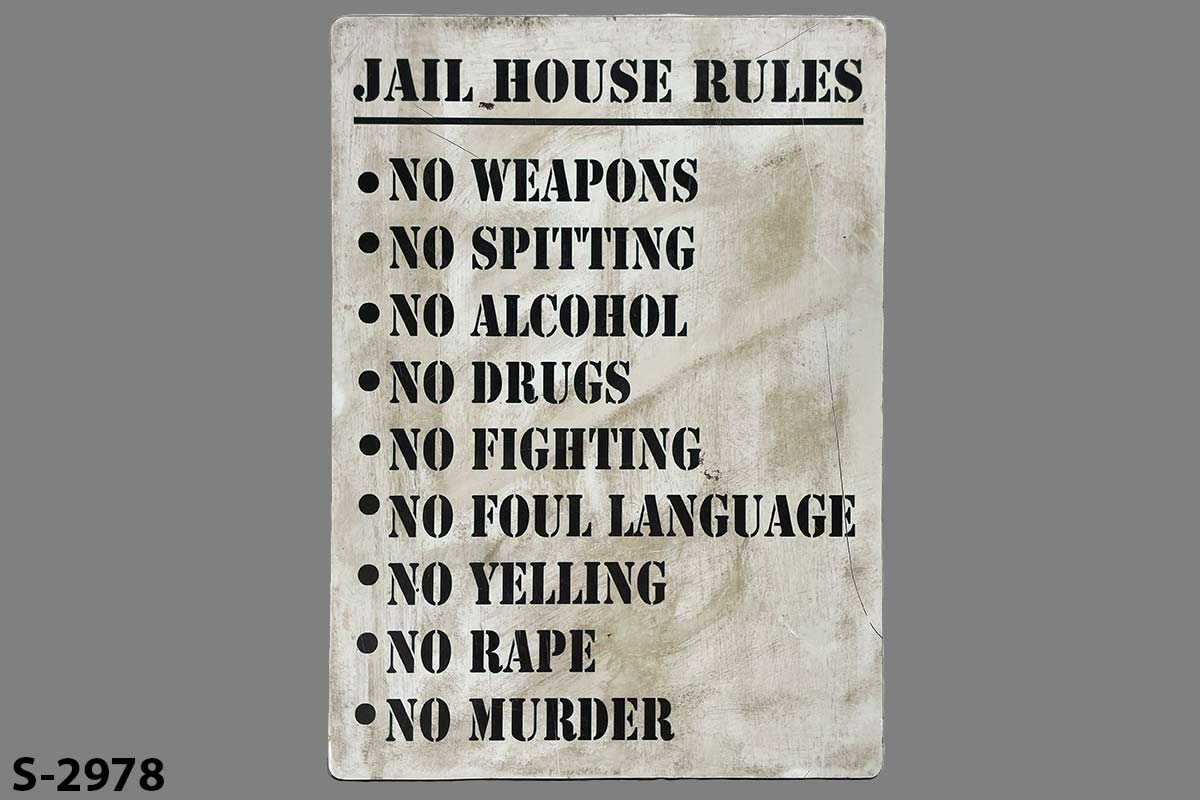 s_2978 Jail/Prison Sign