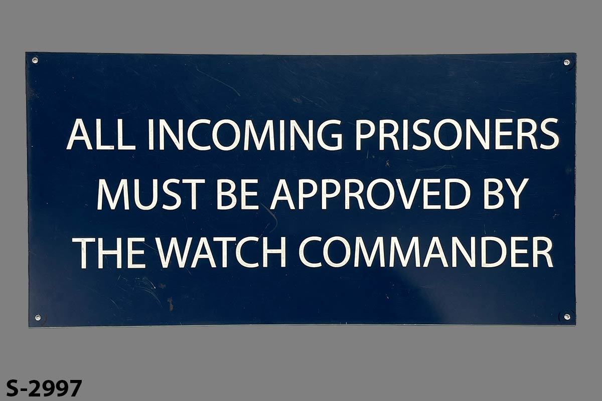 s_2997 Jail/Prison Sign