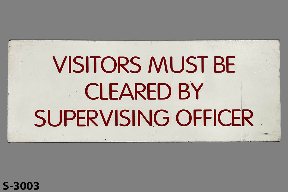 s_3003 Jail/Prison Sign