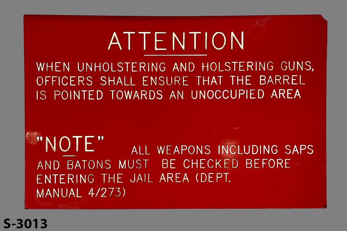 s_3013 Jail/Prison Sign