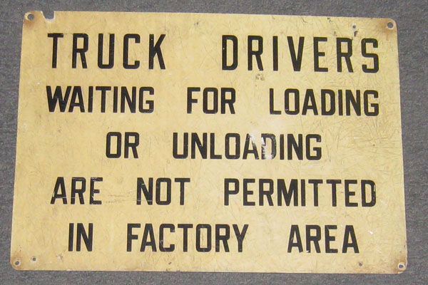 s0081 Loading Dock Sign