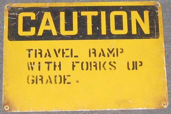 s0085 Loading Dock Sign