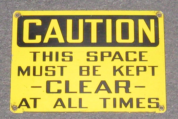 s0112 Loading Dock Sign
