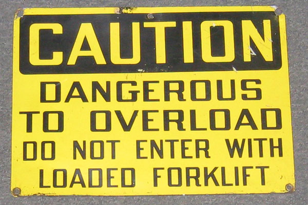 s0134 Loading Dock Sign