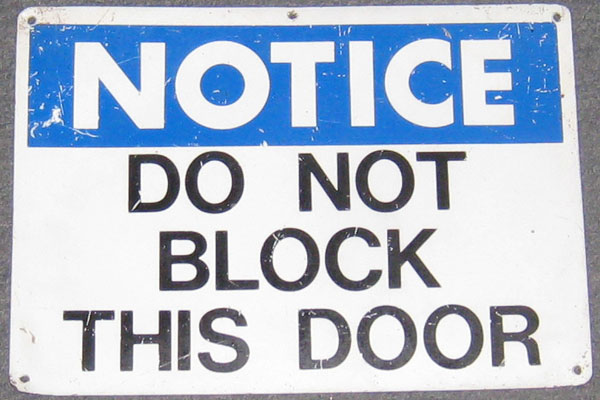s0248 Loading Dock Sign