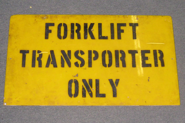 s0430 Loading Dock Sign