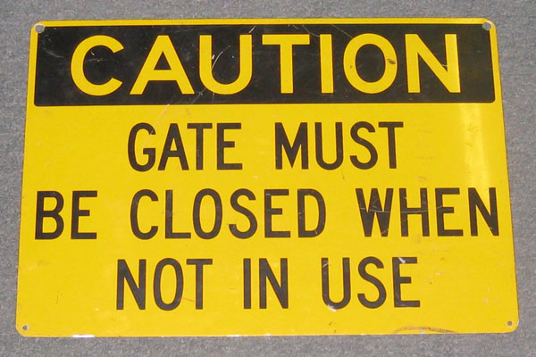 s1382 Loading Dock Sign