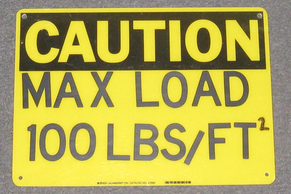 s1386 Loading Dock Sign