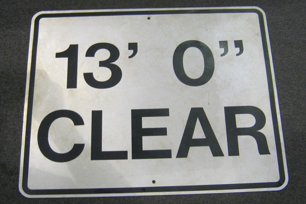 s2155 Loading Dock Sign