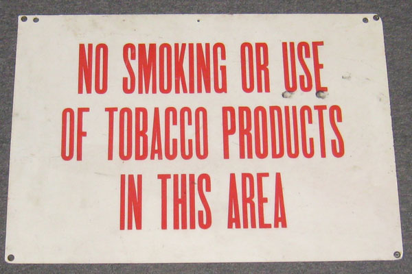 s0366 No Smoking Sign