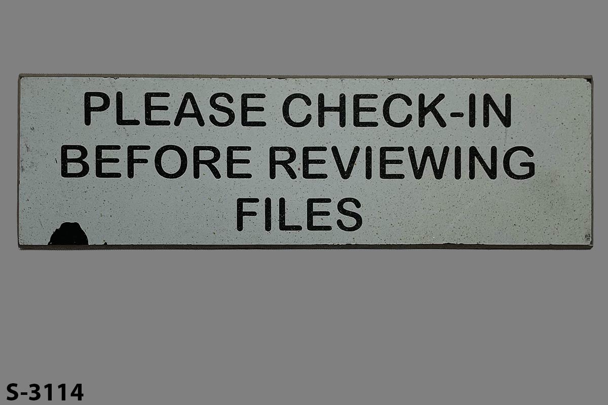 s3114 Office Sign