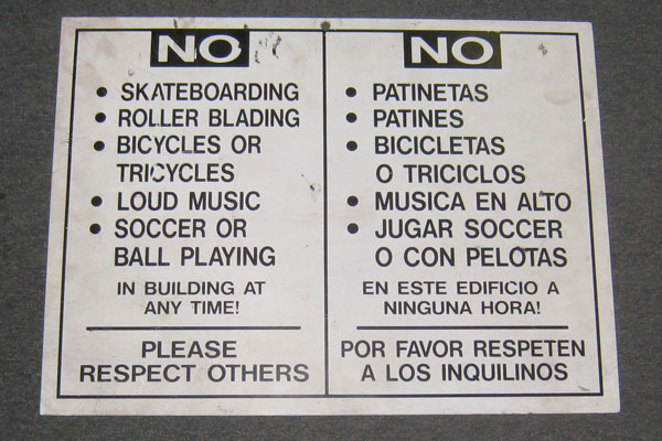 s1523 Park/Playground Sign