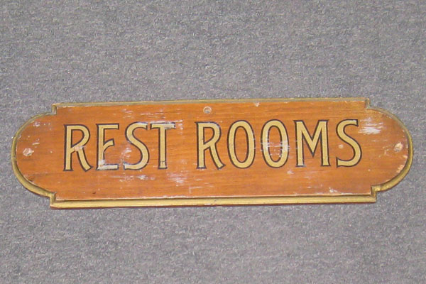 s0885 Restroom Sign