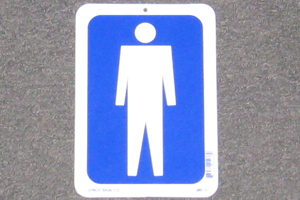 s1946 Restroom Sign