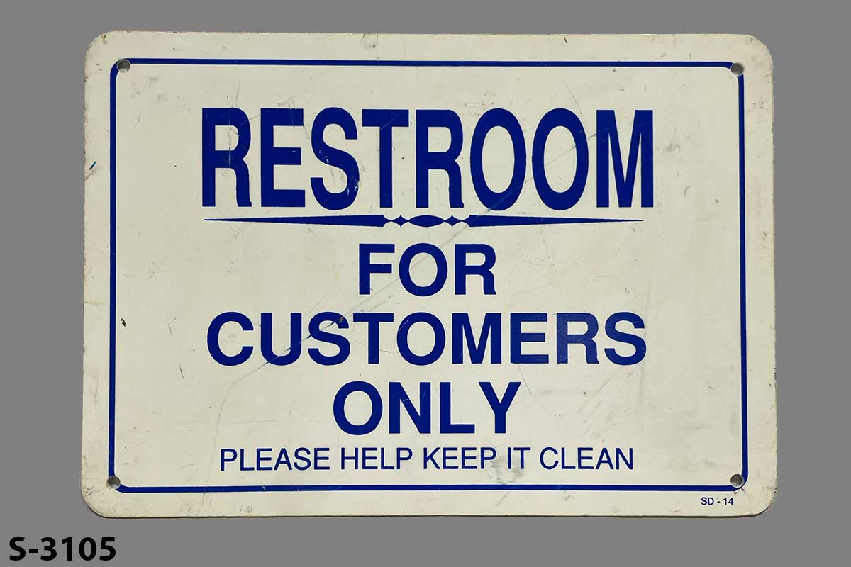 s3105 Restroom Sign