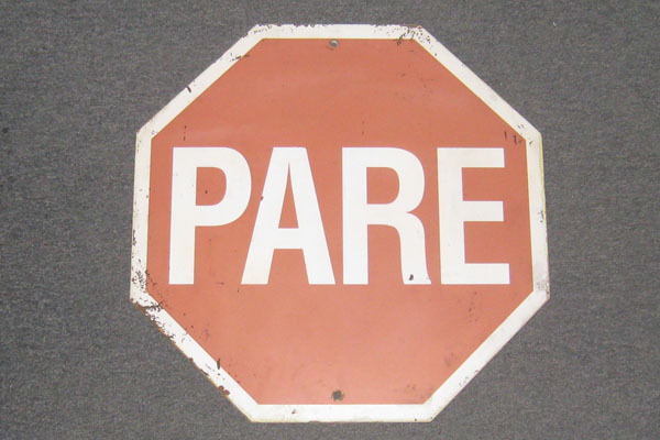 s2078 Spanish Sign