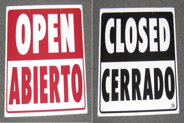 s22011 Spanish Sign