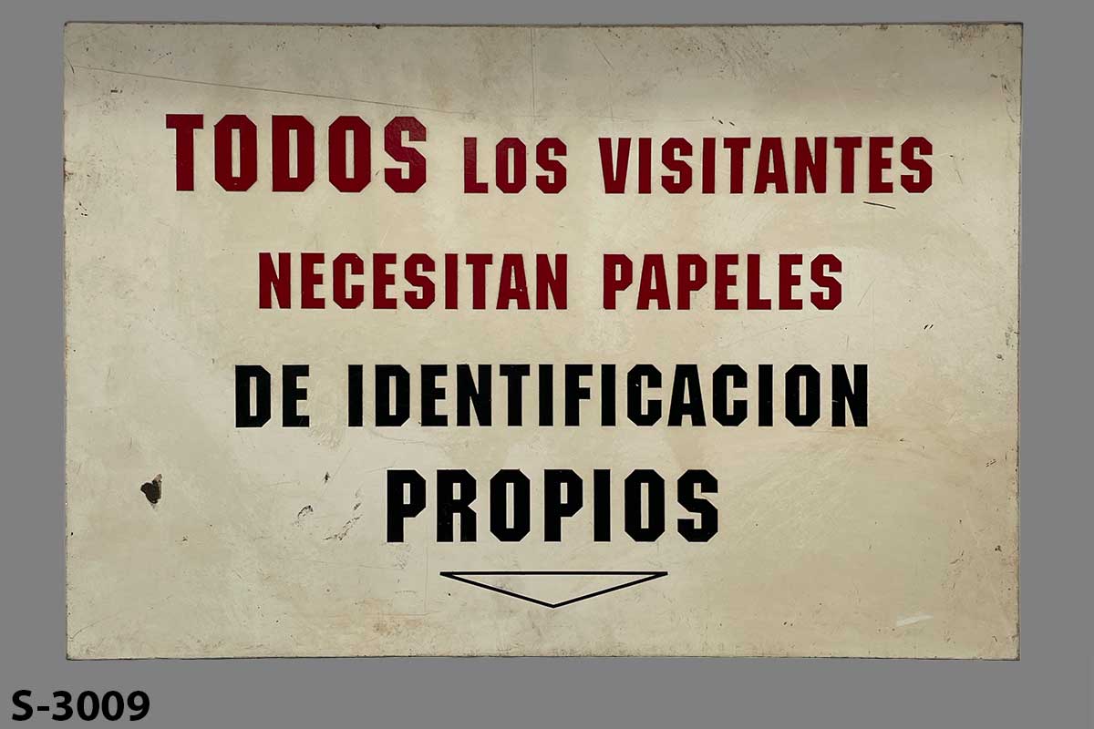 s_3009 Spanish Sign