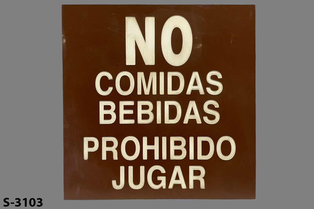 s_3103 Spanish Sign