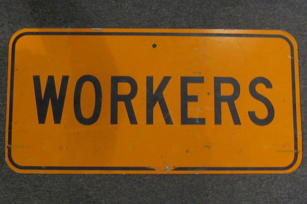 s1266 Street Repair Sign